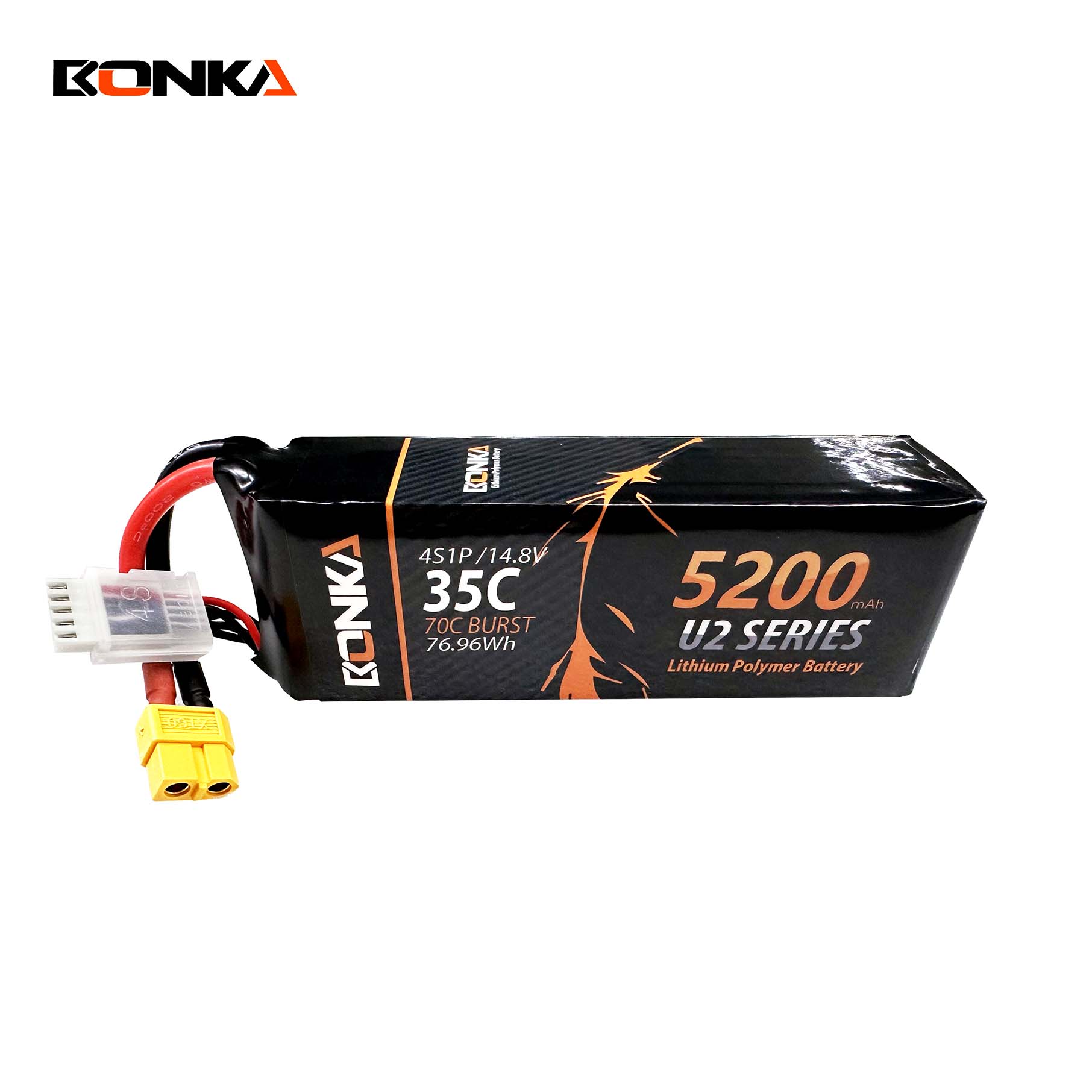 BONKA 5200mAh 35C 4S 14.8V  Lipo Battery